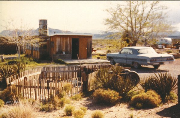 Temporary home in Nevada, 1981