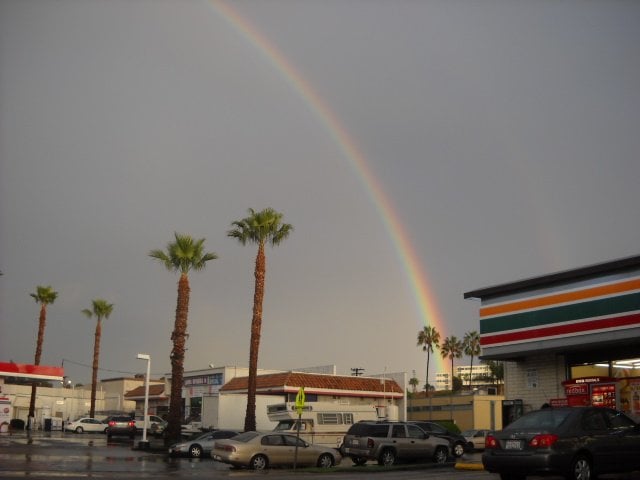 The pot of gold at the end of the rainbow is at...7/11 in Ocean Beach!