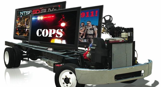 SDPD’s new mobile command post would pack three 42-inch flat screens.