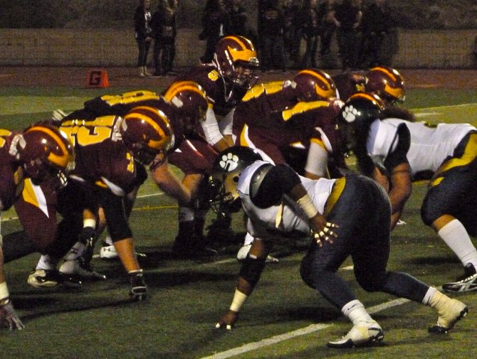 Torrey Pines quarterback Andrew Perkins under center