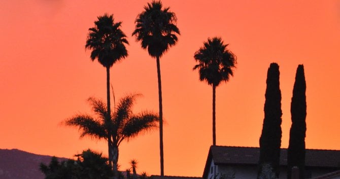 Rancho Bernardo sunset 