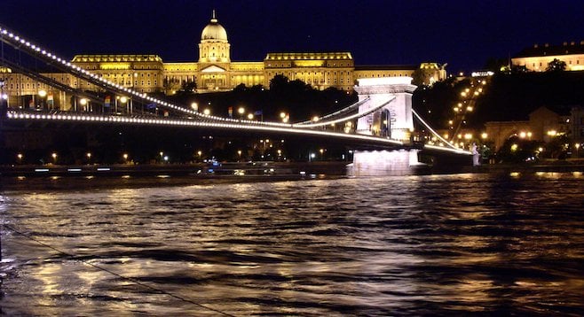 On the Danube: exploring Budapest, Hungary, at night