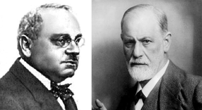 Steve Erie uses the oedipal theories Sigmund Freud (right) to describe San Diego boosters’ “edifice complex.”

Freud’s colleague Alfred Adler (left) might say that San Diego has a “civic inferiority complex.”