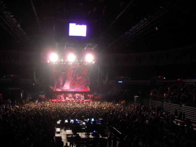 The passion of the Pit at Wrex the Halls concert-Valley View Casino Center.