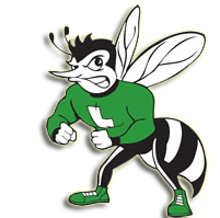 New Lincoln High hornet mascot.