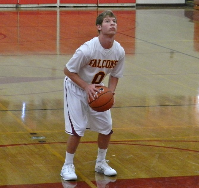 Torrey Pines guard Sean Murray attempts a free throw