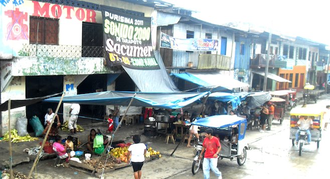 Belén market in Iquitos, a gateway to the Amazon