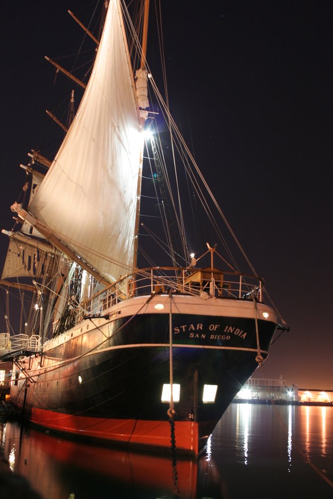 Star of India at night
