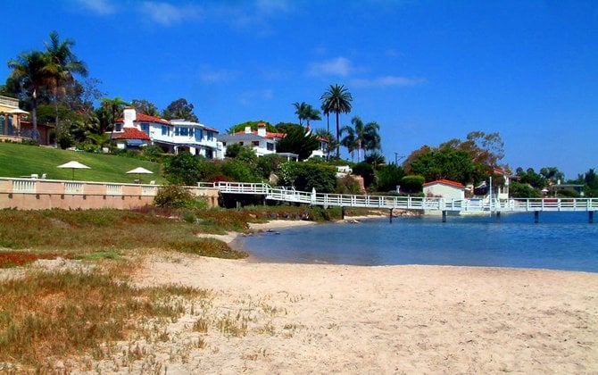 Kellogg Beach on San Diego Bay.