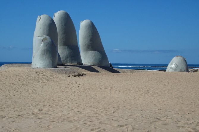 Beach sculpture, Punte Del Este Uruguay.  December 2011