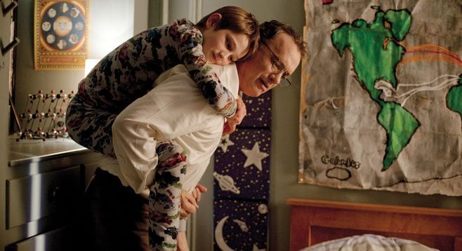 In Extremely Loud and Incredibly Close, dad (Tom Hanks) has a fatal appointment at the World Trade Center.