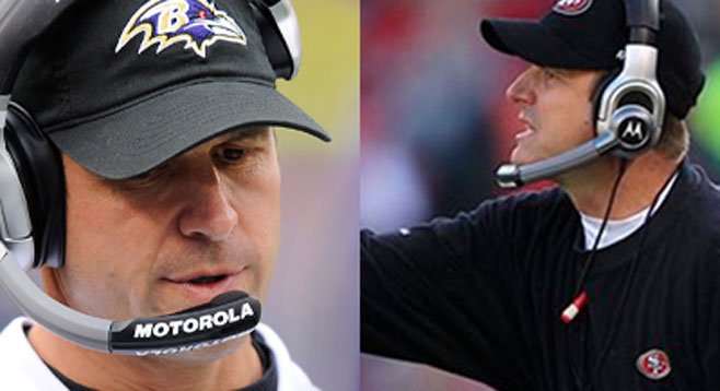 Harbaugh brothers Jim and John brought drama to the playoffs. Let’s return the favor...