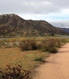 This 3.8-mile looping trail is just off I-15 on the south side of Lake Hodges.