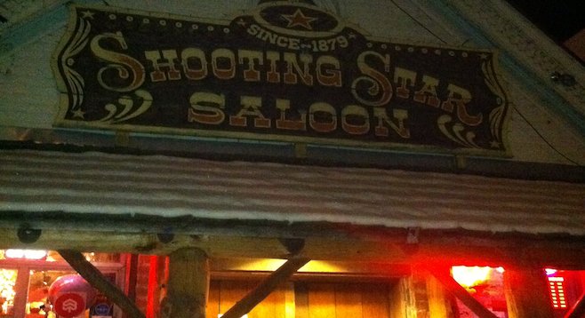 The old-time confines of Utah's Shooting Star Saloon 