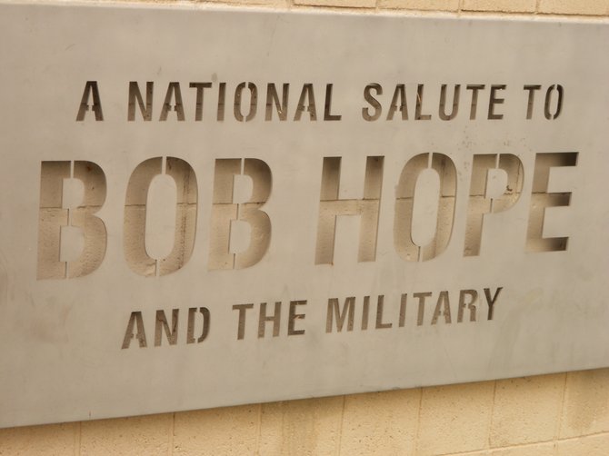 Bob Hope sign near Tuna Harbor.