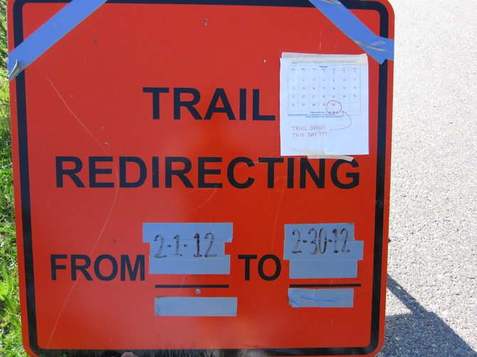 According to this sign along the bike trail to Del Mar, we'll have 30 days in February.  Not even in a leap year, buddy.