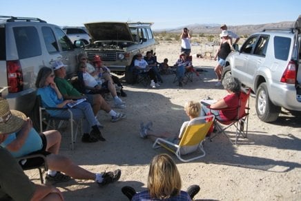 Wary of windmills: Concerned citizens met near Ocotillo.