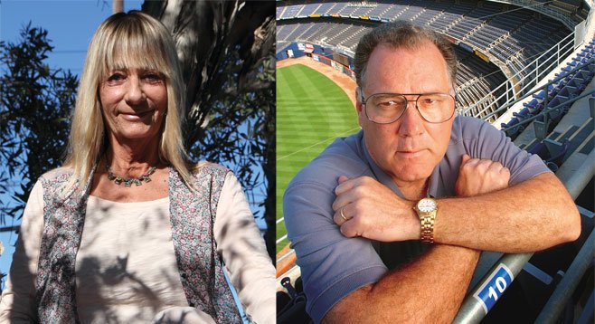 Don’t believe the Chargers stadium propaganda, say former  councilmembers Donna Frye and Bruce Henderson.