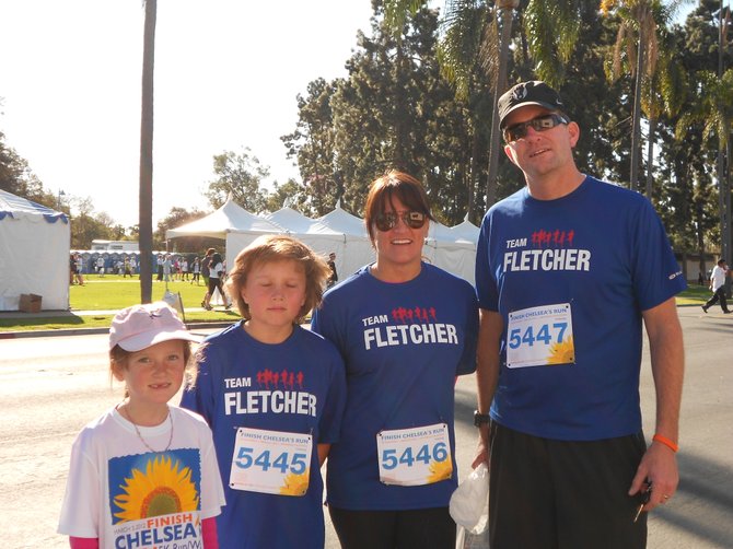 Nice family that runs to support Chelsea King and Nathan Fletcher.