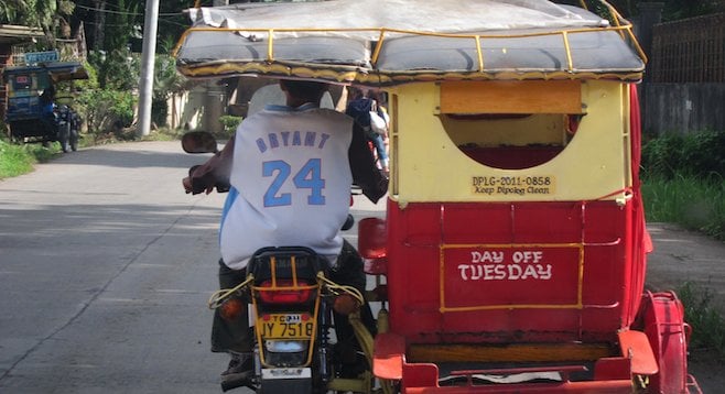Typical transportation in the Philippines