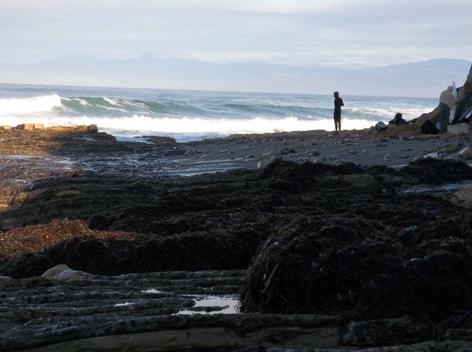 Watching the surf at Montana de Oro State Park