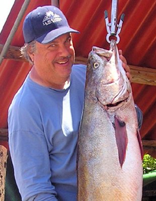 BAJA-4-U Editor, Tom Gatch, shown with a 41-pound white sea bass that was taken while fishing off of Punta Banda, BCN.

 http://www.eastcountymagazine.org/node/4754     