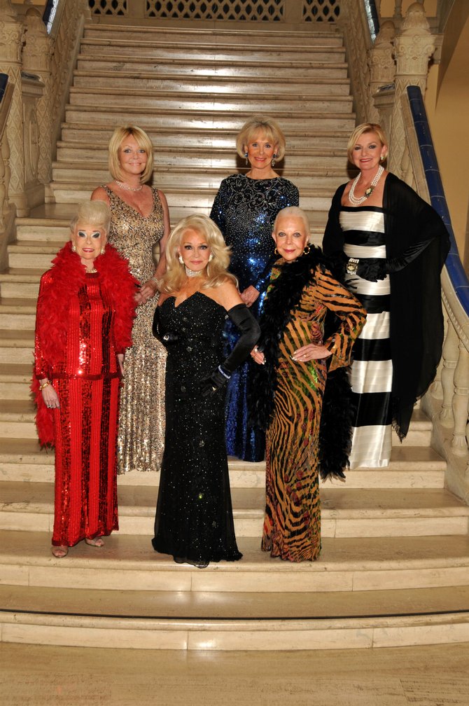 Front Row: L-R: Sally B. Thornton, Phyllis Parrish, Jeanne Jones. 
Back Row: L-R: Sandy Redman, Marilyn Fletcher, and Joye Blount. 
