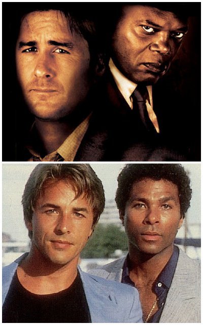 First thought upon seeing poster for crummy-looking (seriously, some of the dialogue sounds like it belongs on local cable access) thriller Meeting Evil: "Man, the years have been rough on Crockett and Tubbs."
