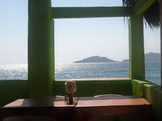 Nice place to relax after a three hour walk in Mazatlan