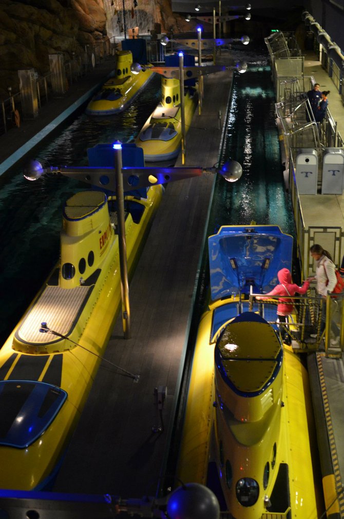 Submarines at Disneyland - Anaheim, CA