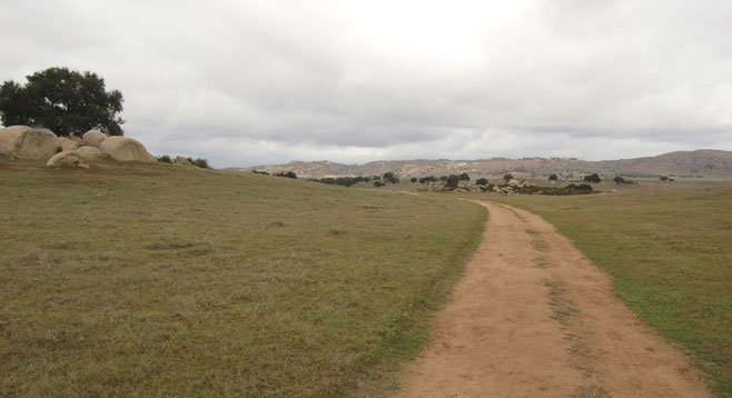 The wide open space of Ramona Grasslands offers a glimpse of early California.