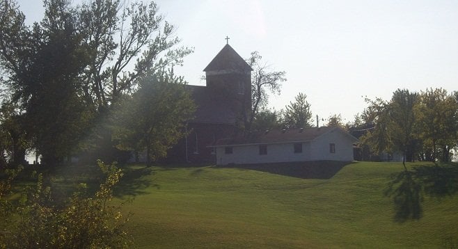 St. Joseph's Church – what's left of the township of Bauer, IA.