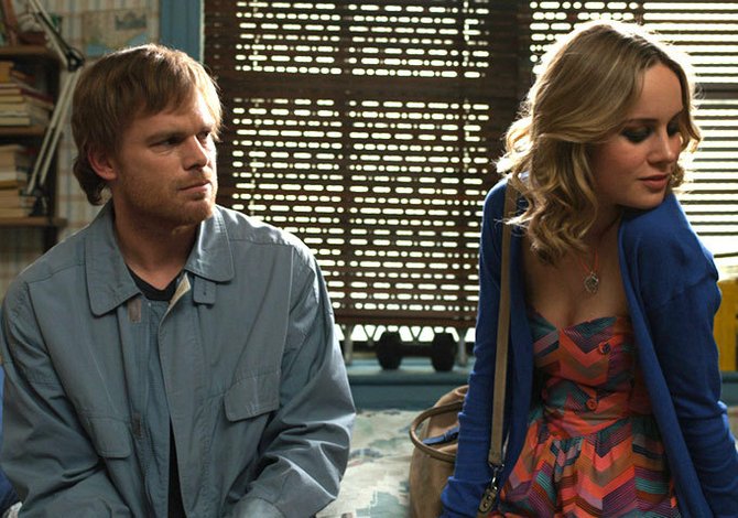 Michael C. Hall and Brie Larson.