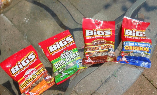 Bigs sunflower seeds: The four flavors