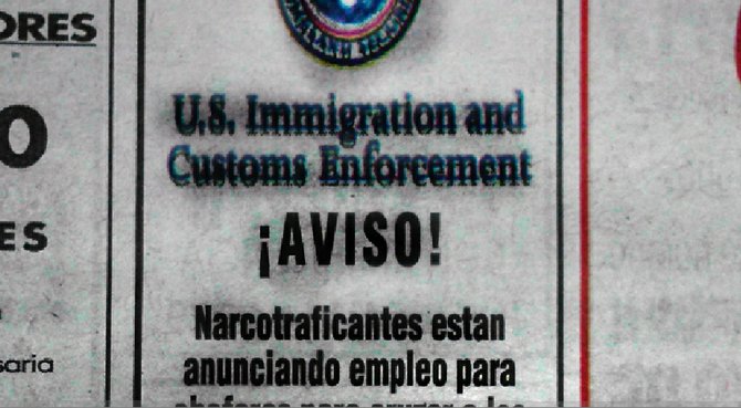 Ad from Tijuana's daily *Frontera*
