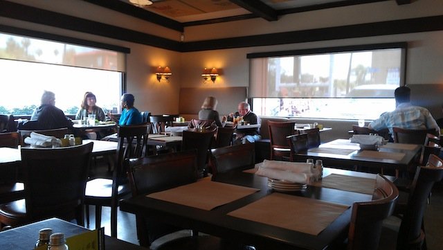 A quiet lunch hour at Terra American Bistro