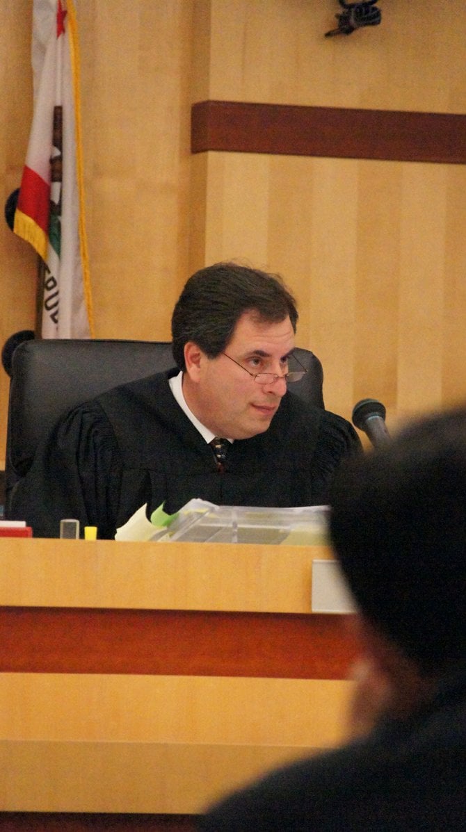 San Diego Superior Court Judge Aaron Katz.  PHOTO BOB WEATHERSTON