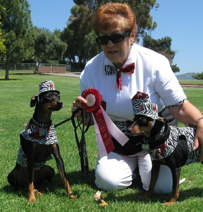 Shirley Casale  and Toby and Mickey took second in the Best Costume category. 