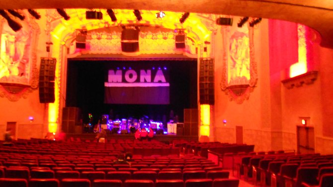 MONA opening for Noel Gallagher at Balboa Theater, downtown.