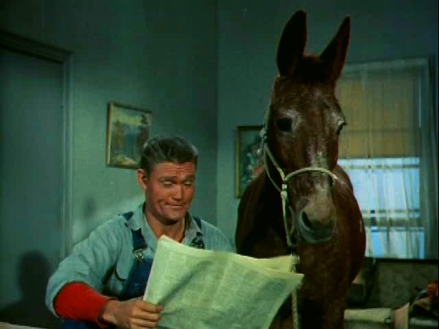 Chuck Connors and Lulubelle.