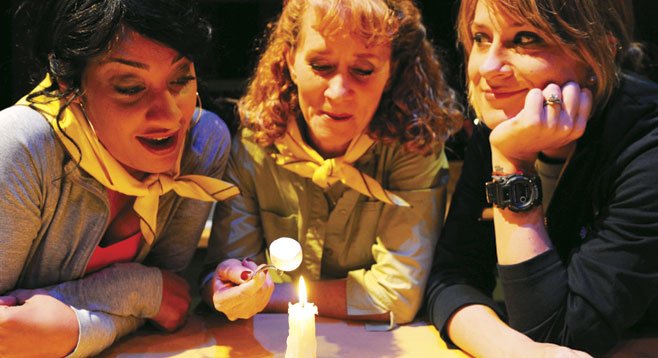 In Brownie Points, now at Lamb’s Players, different women discover things in common.