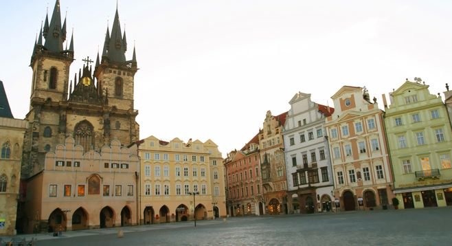 Prague's preserved Old Town Square dates to the 12th century.