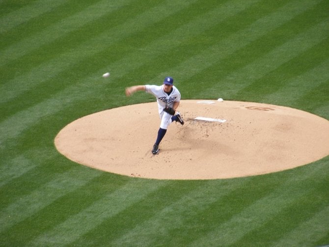 Joe Wieland of the San Diego Padres