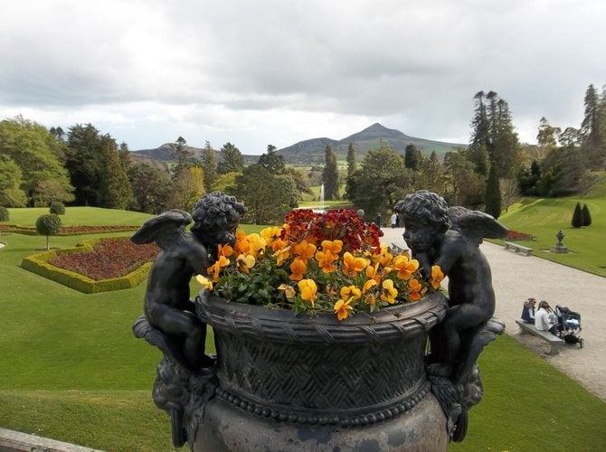 Powerscourt Gardens in Ireland