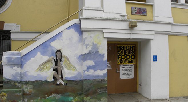 One of many murals in San Francisco's Haight-Ashbury neighborhood.