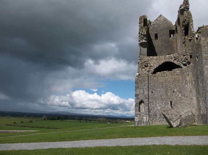 The Rock of Cashel  in central Ireland