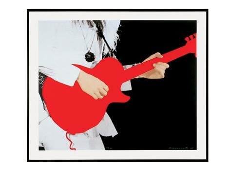 Person with Guitar (Red)