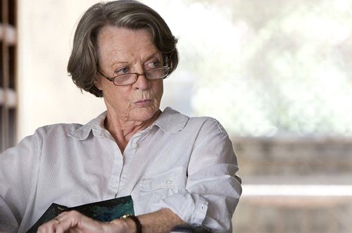 Muriel Donnelly (Maggie Smith) finds a home at "The Best Exotic Marigold Hotel." 
