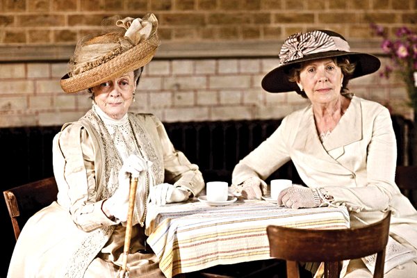 Maggie Smith (left) and Penelope Wilton in "Downton Abbey." 