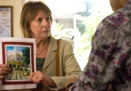 Jean Ainslee (Penelope Wilton) doesn't exactly bloom at "The Best Exotic Marigold Hotel." 